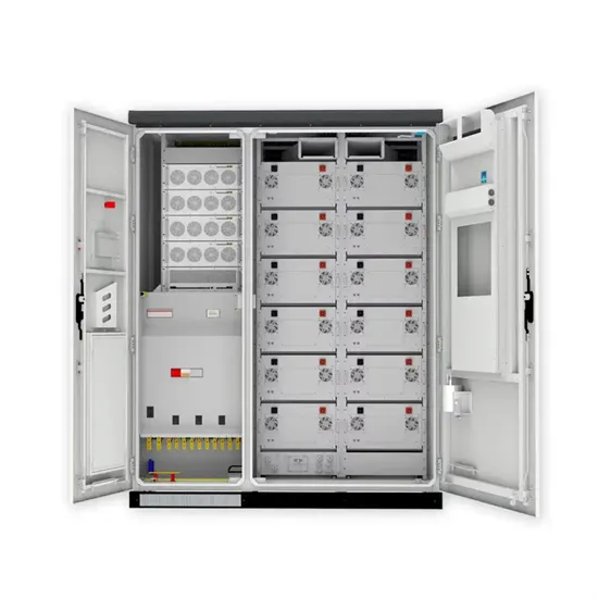 One of the solar container lithium battery packs has a large capacity