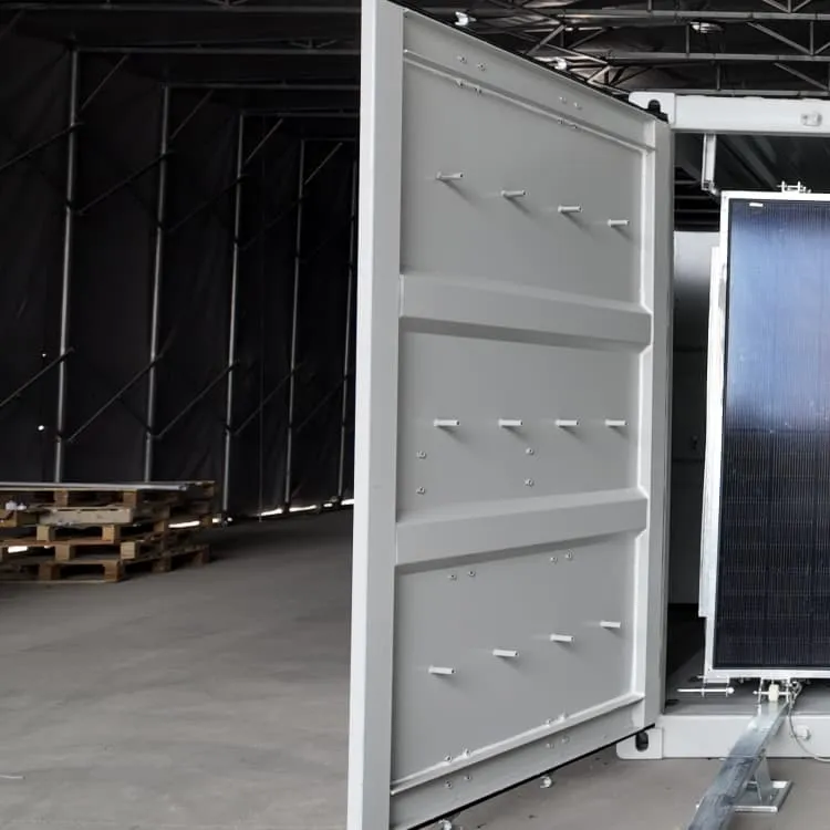 Solar energy storage battery installation in the Middle East